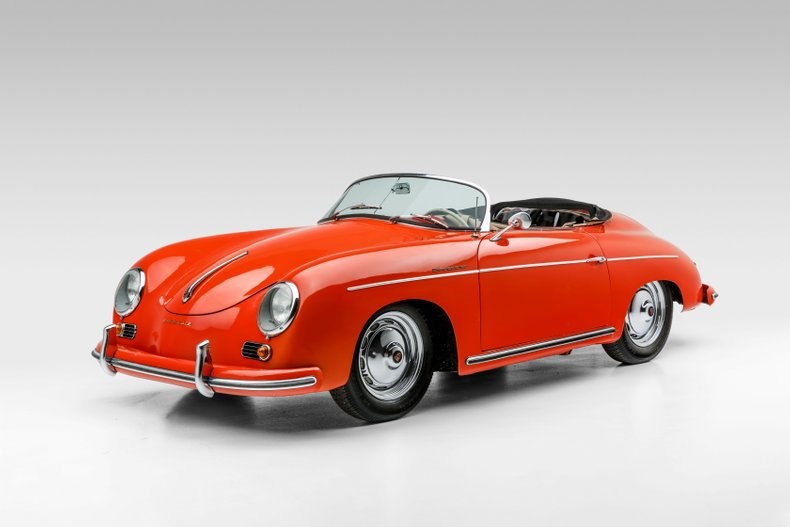 Nostalgisches Blechmodell Auto Porsche Speedster 1955 ca 31 cm     N-37257 