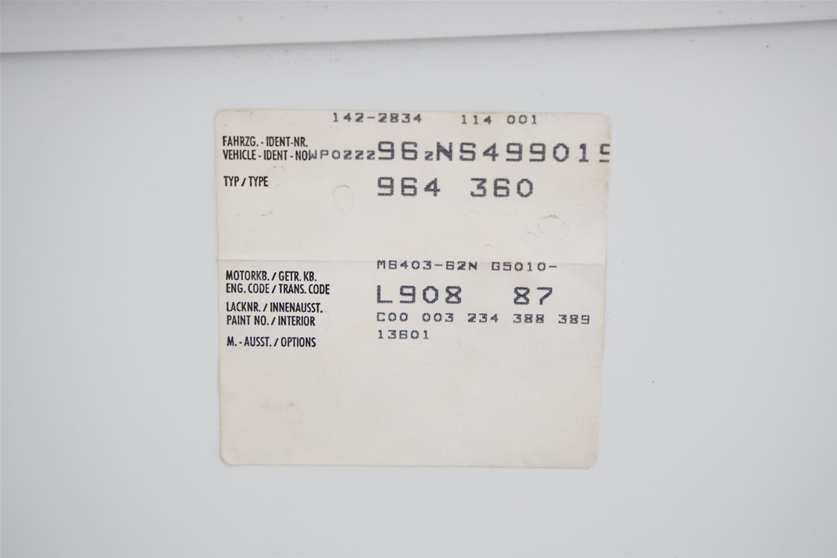 Porsche 964 Interior Codes | Cabinets Matttroy